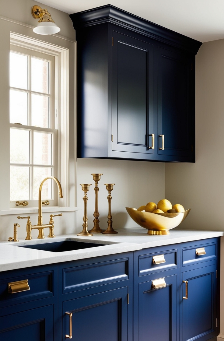 15 Stunning Navy Blue Kitchen Cabinet Ideas for Every Style