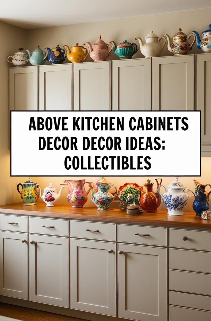 15 Stylish Above Kitchen Cabinets Decor Ideas