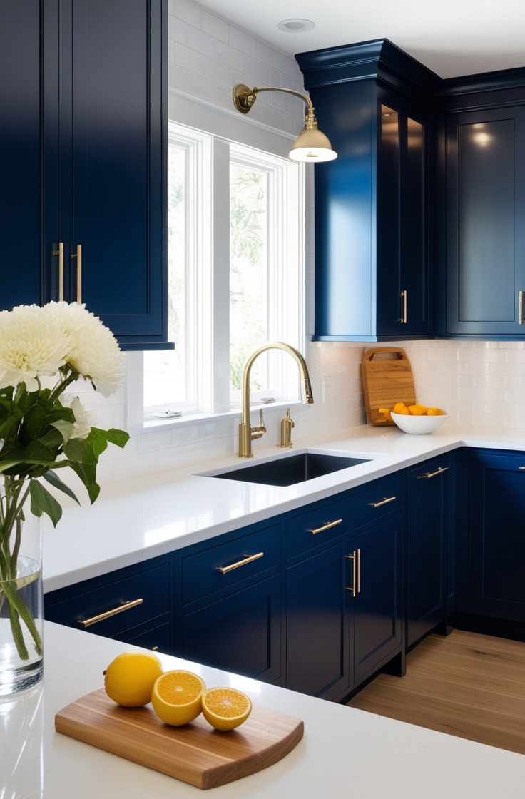 15 Stunning Navy Blue Kitchen Cabinet Ideas for Every Style