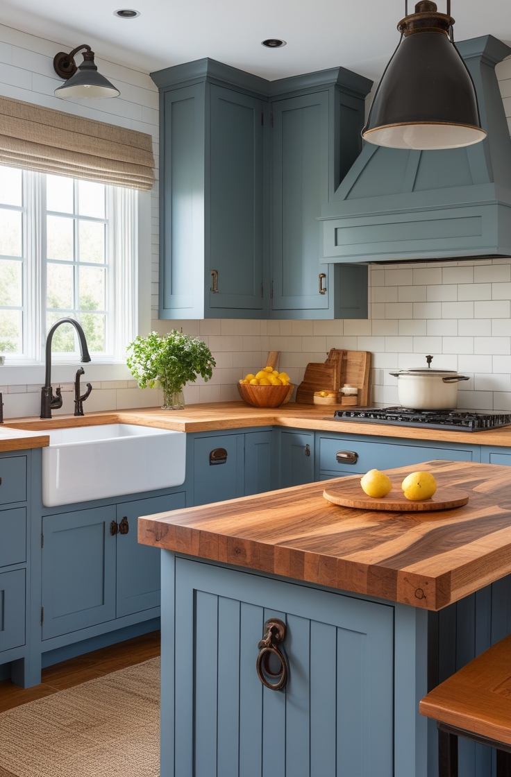 15 Blue Gray Kitchen for a Stylish, Modern Touch
