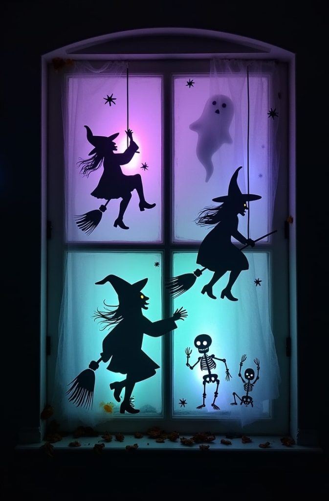 Animated Halloween Scene
