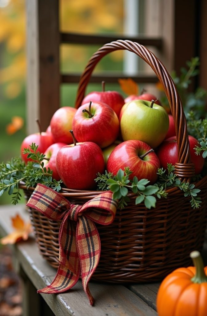 Apple Basket Centerpiece