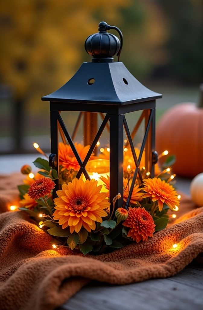 Autumn Glow Lantern Display