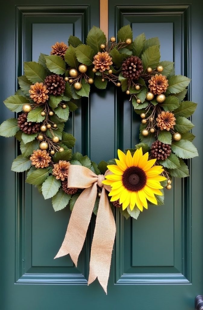 Autumn Wreath Display