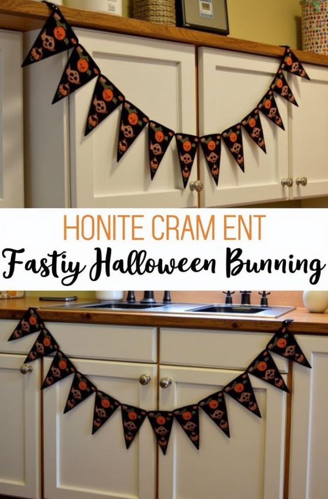 Black and Orange Bunting