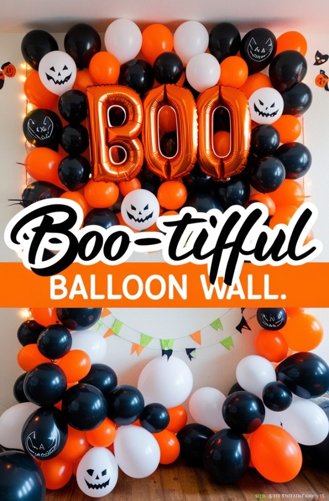  Boo-tiful Balloon Wall
