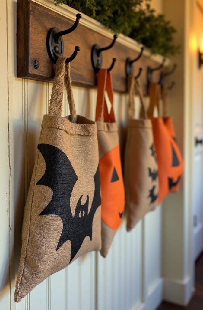 Burlap Trick-or-Treat Bags