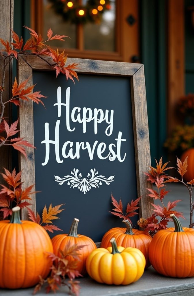 Chalkboard Welcome Sign