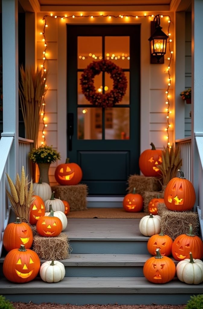 Classic Pumpkin Patch Porch