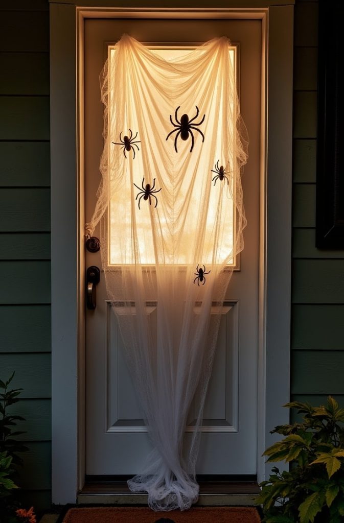 Cobweb-Covered Door