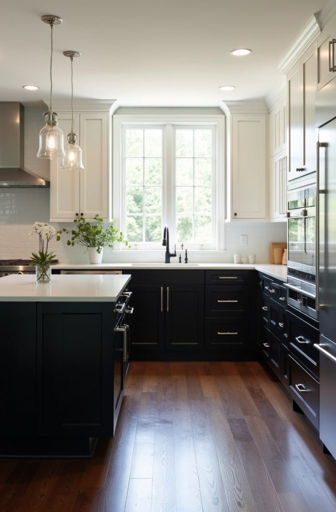 Contemporary Two-Tone Kitchen