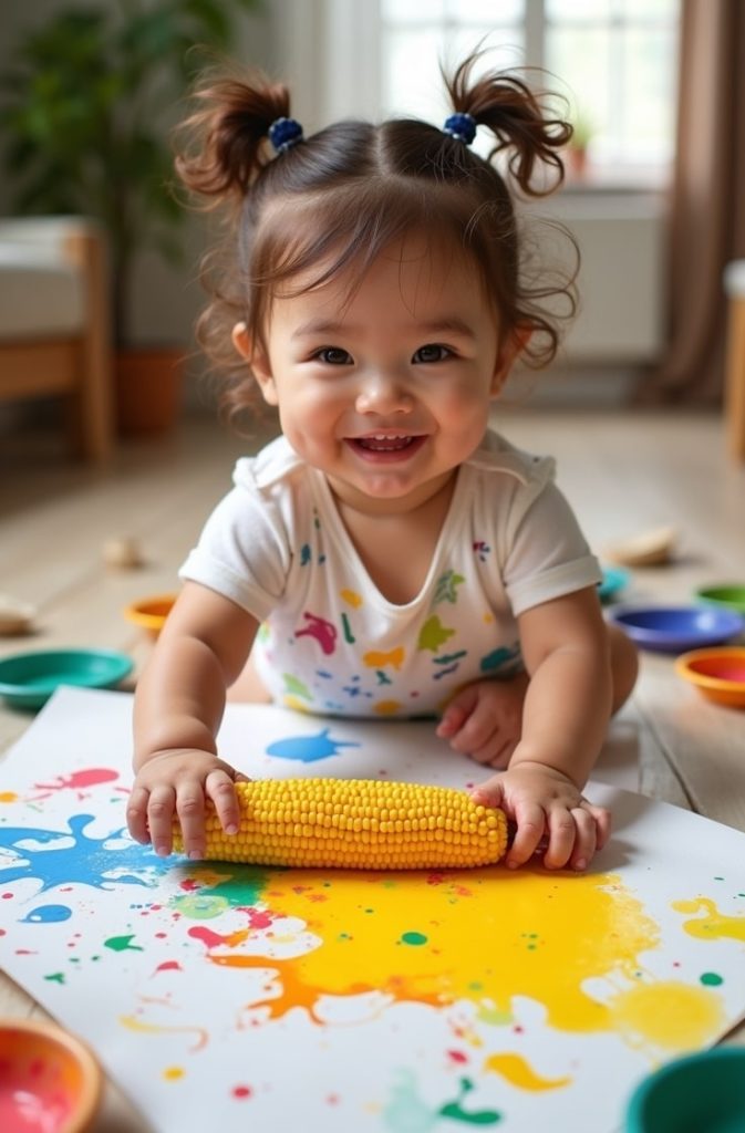 Corn Cob Painting