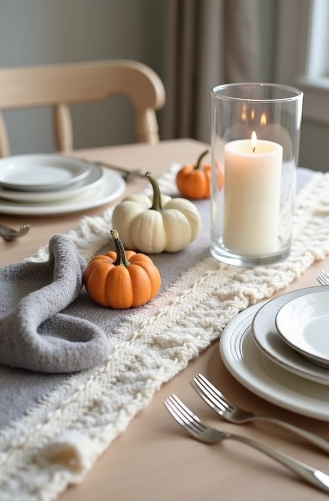 Cozy Knit and Candle Combo