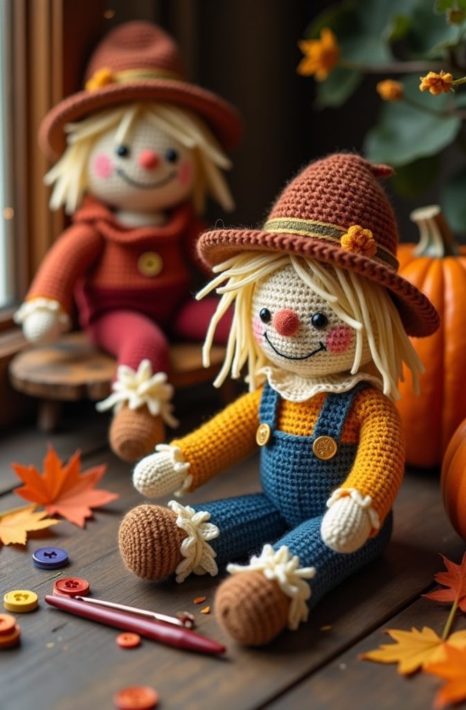 Crochet Scarecrow Doll
