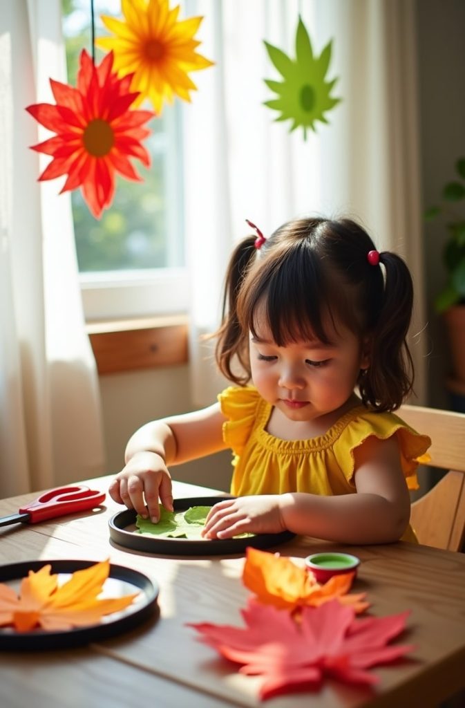 Fall Leaf Suncatchers