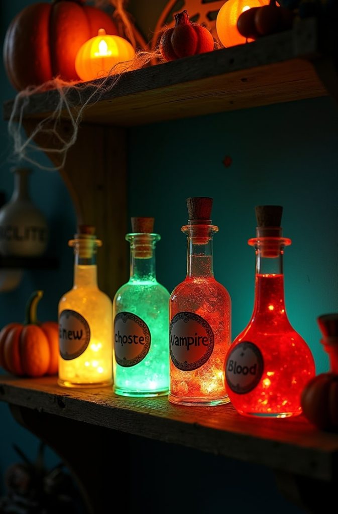 Glowing Potion Bottles