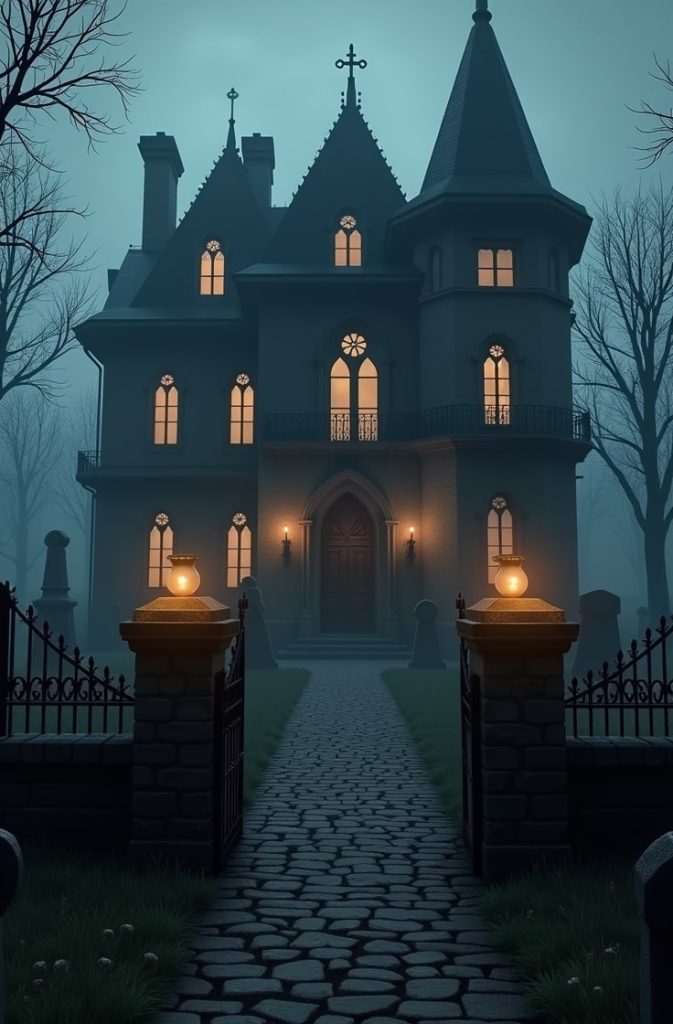 Gothic Graveyard Manor
