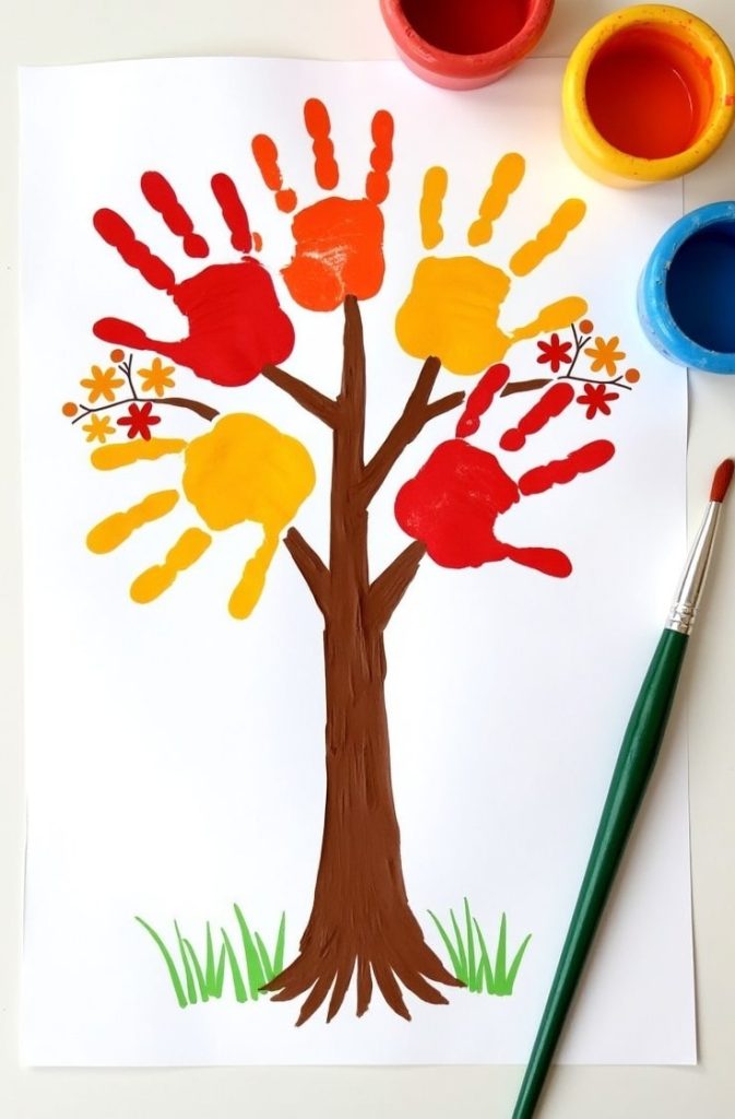 Handprint Fall Tree