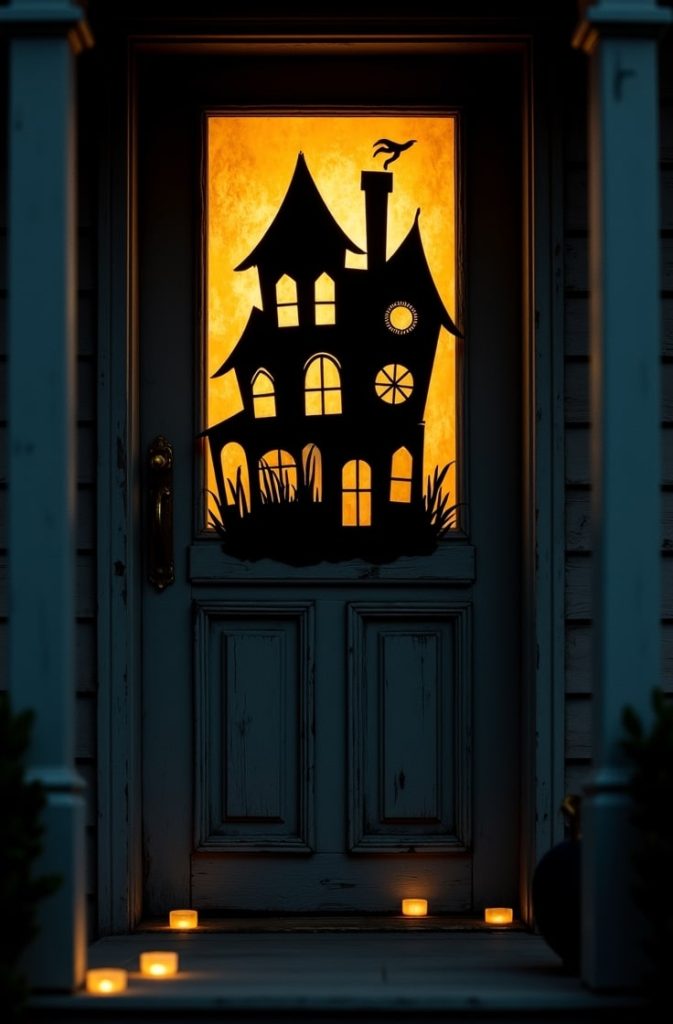 Haunted House Silhouette