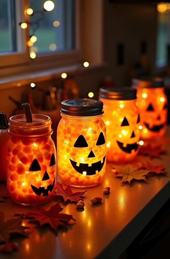  Jack-O’-Lantern Jars