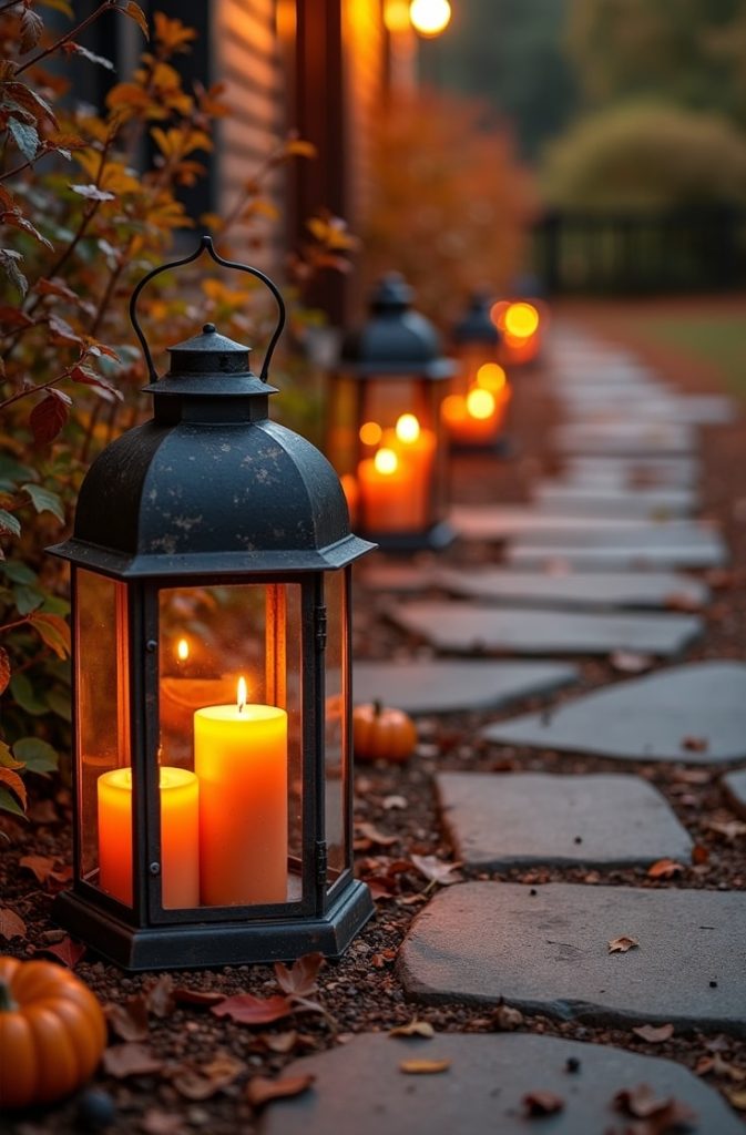 Lantern-Lined Walkway