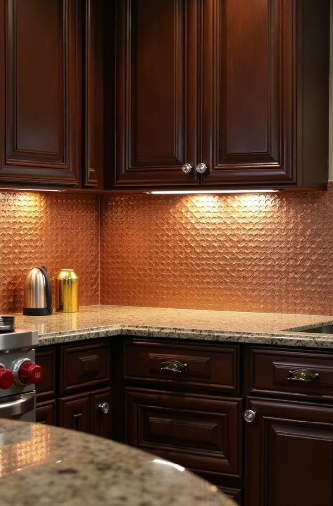 Metallic or Copper Tiles