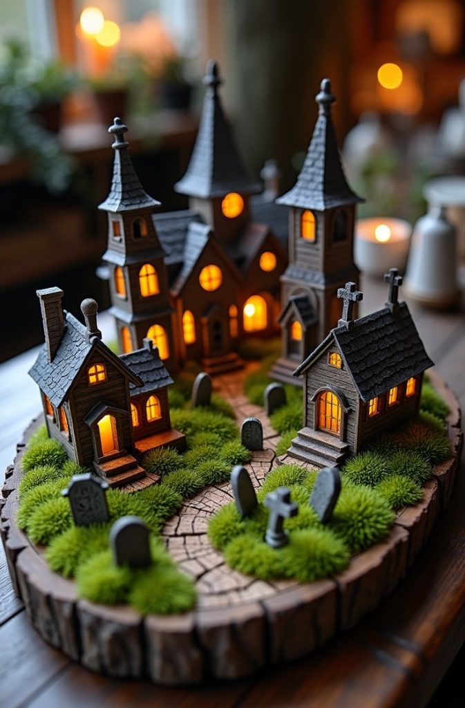Miniature Haunted Village