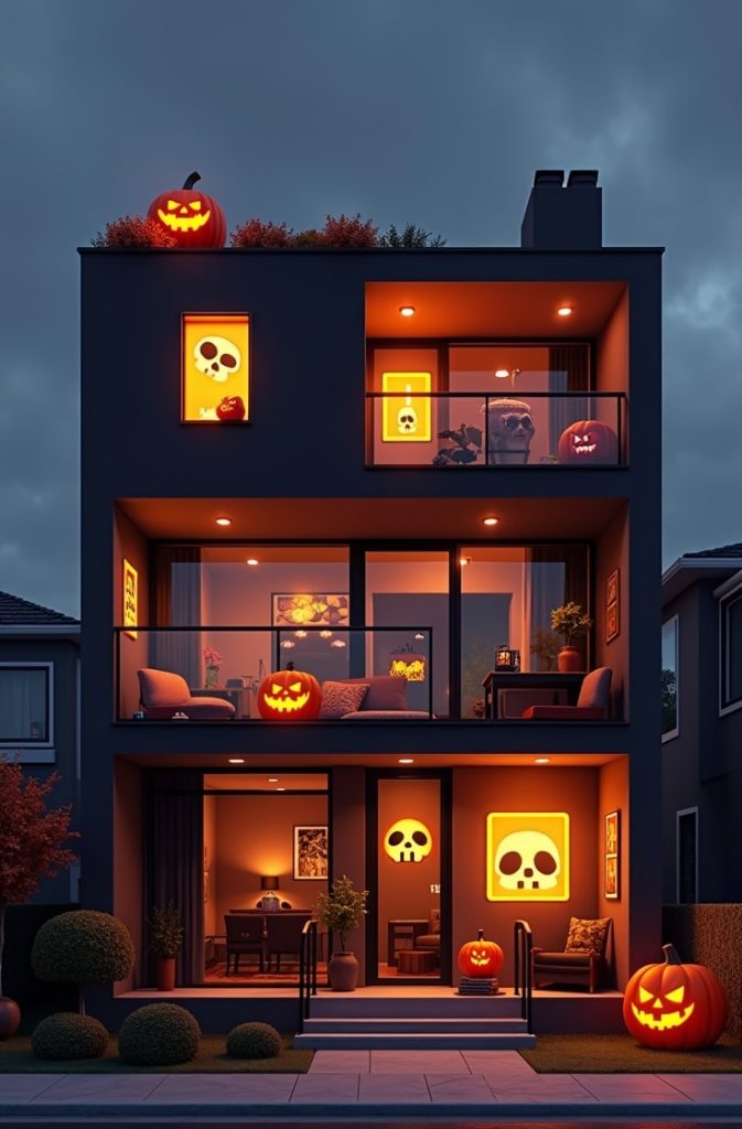 Modern Halloween Loft