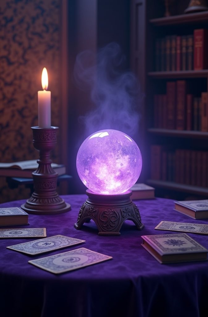 Mystical Crystal Ball Display
