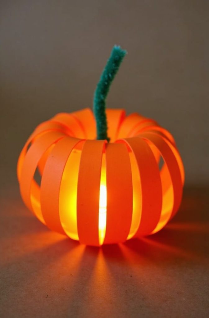 Paper Pumpkin Lanterns