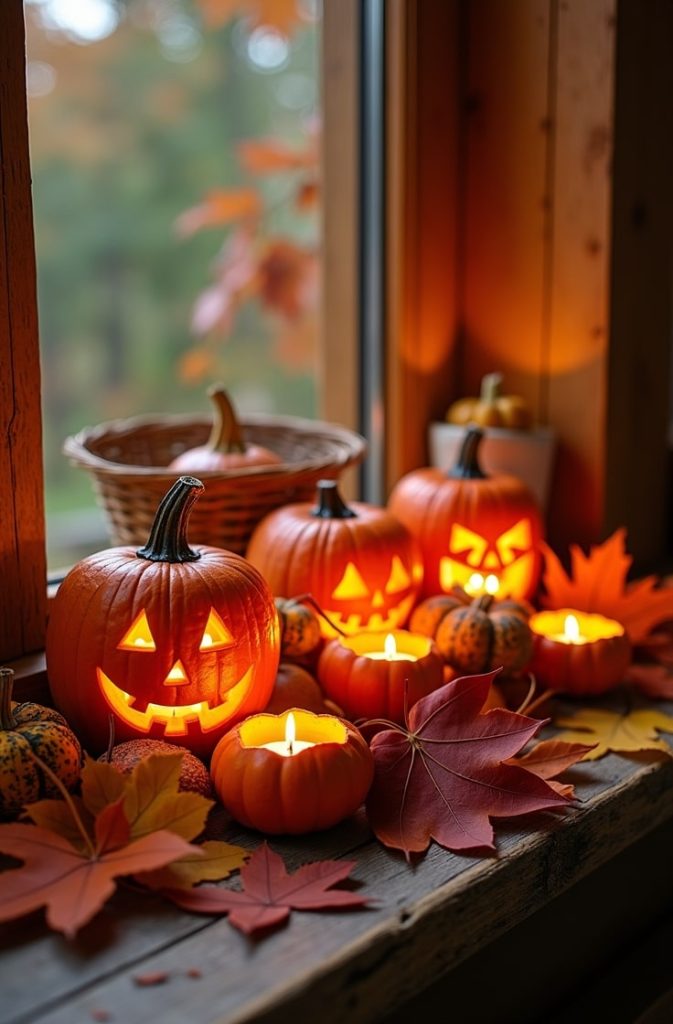 Pumpkin Candle Holders