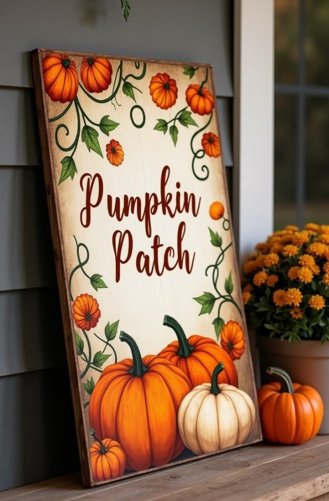 Pumpkin Patch Sign
