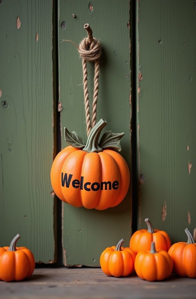 Pumpkin Patch Welcome Sign
