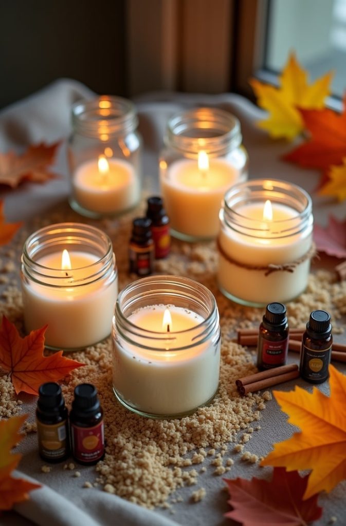 Pumpkin Spice Scented Candles