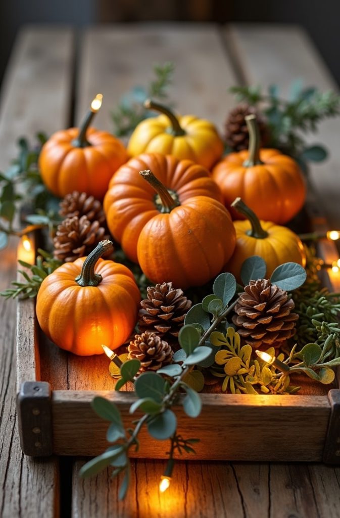Rustic Pumpkin Cluster