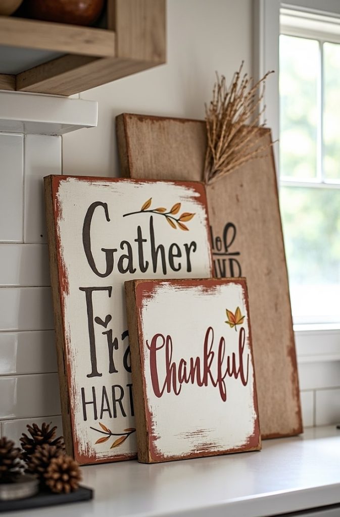 Rustic Wooden Signs