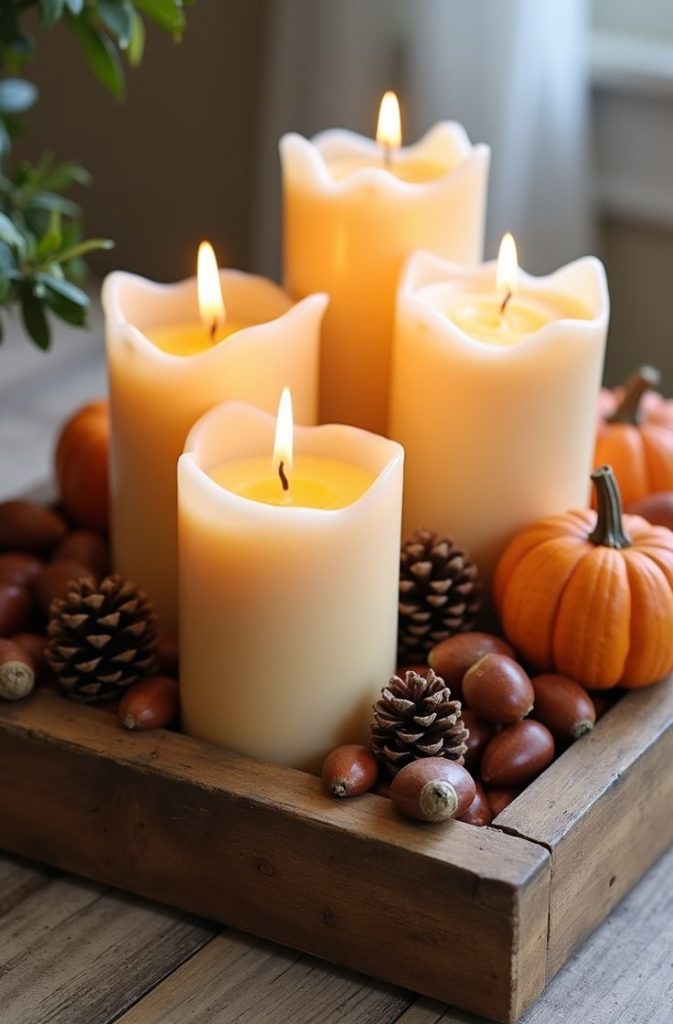 Rustic Wooden Tray Display