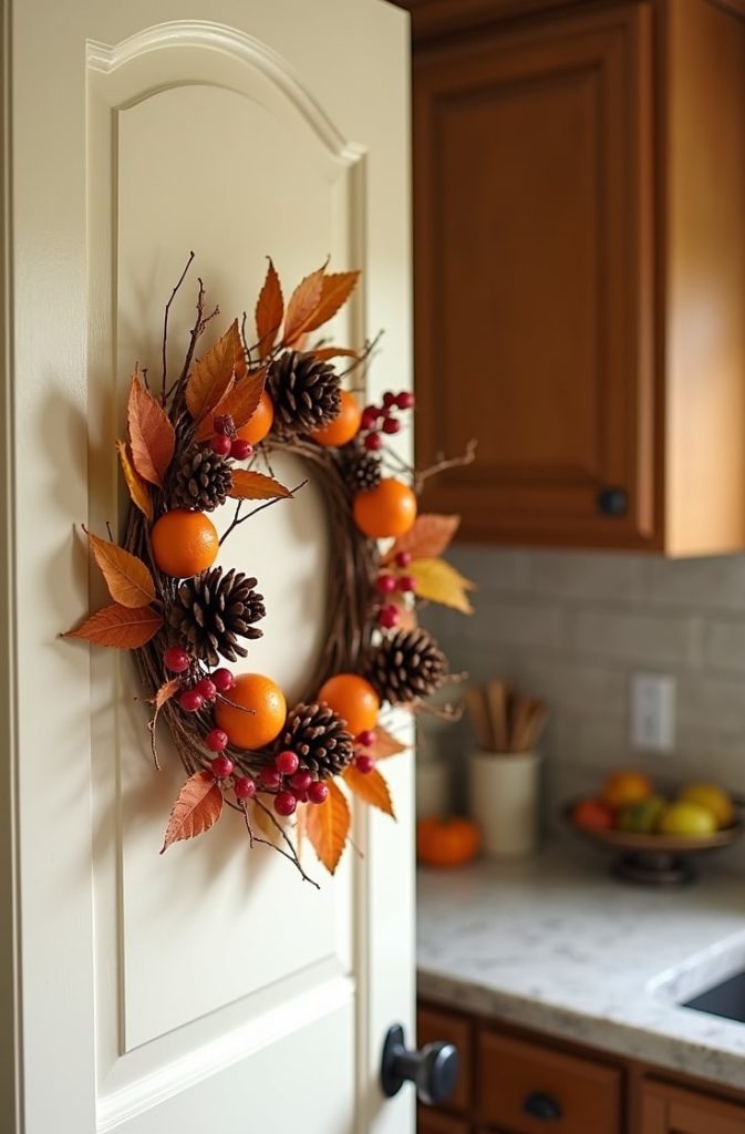  Seasonal Wreath for the Kitchen Door or Wall