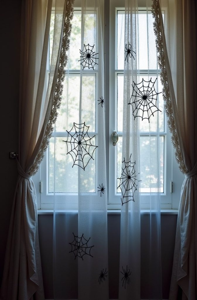 Spider Web Curtains or Mats