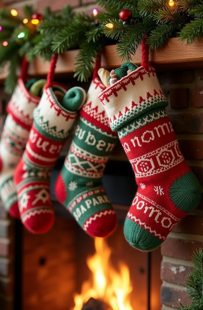 Stockings Hung by the Fireplace
