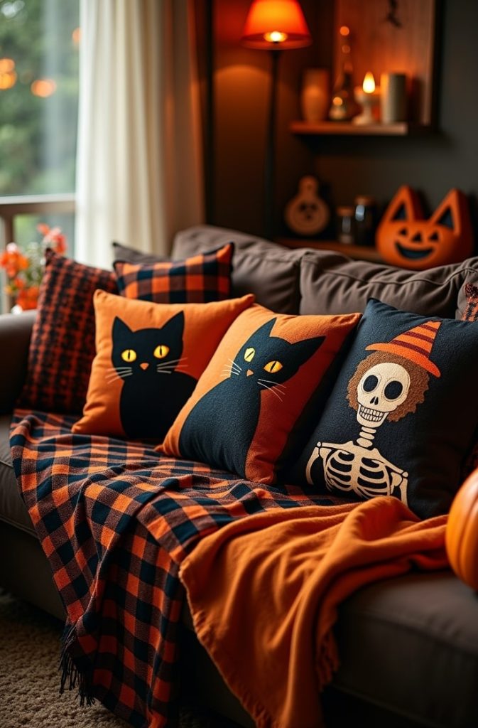 Themed Throw Pillows and Blankets