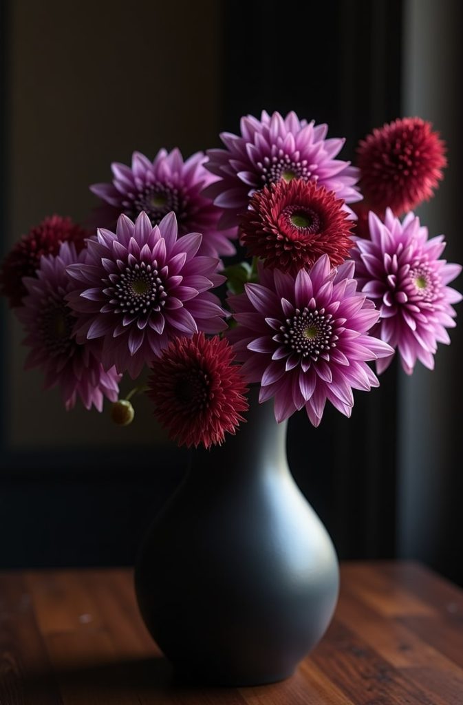 Velvet and Violet Arrangement