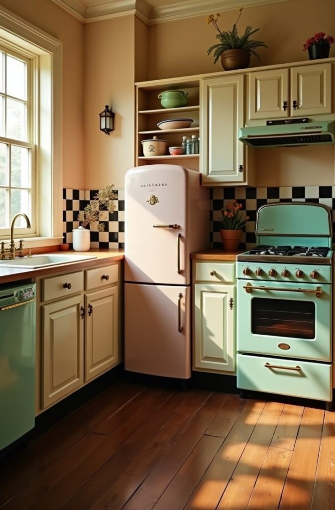 Vintage-Inspired Kitchen