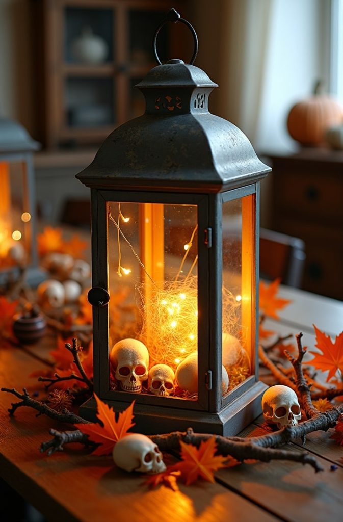 Vintage Lantern Centerpiece