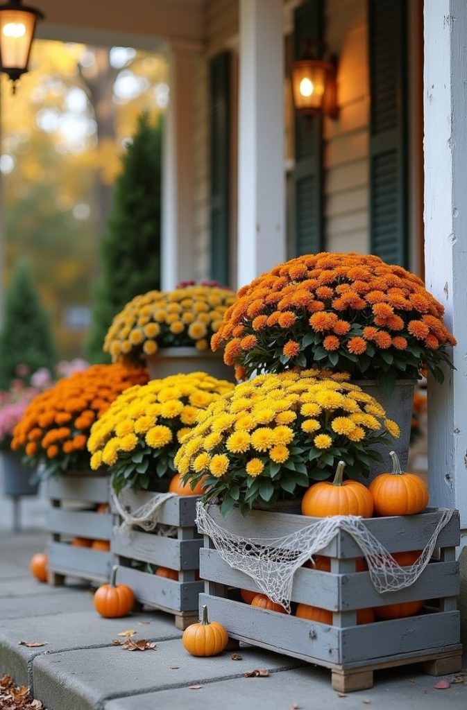 Wooden Crate Planters