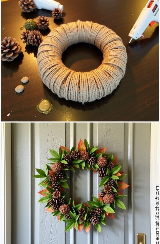 Woven Burlap Wreath-min