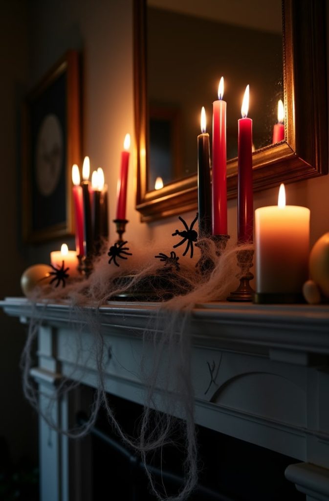 Spooky Candle Arrangement