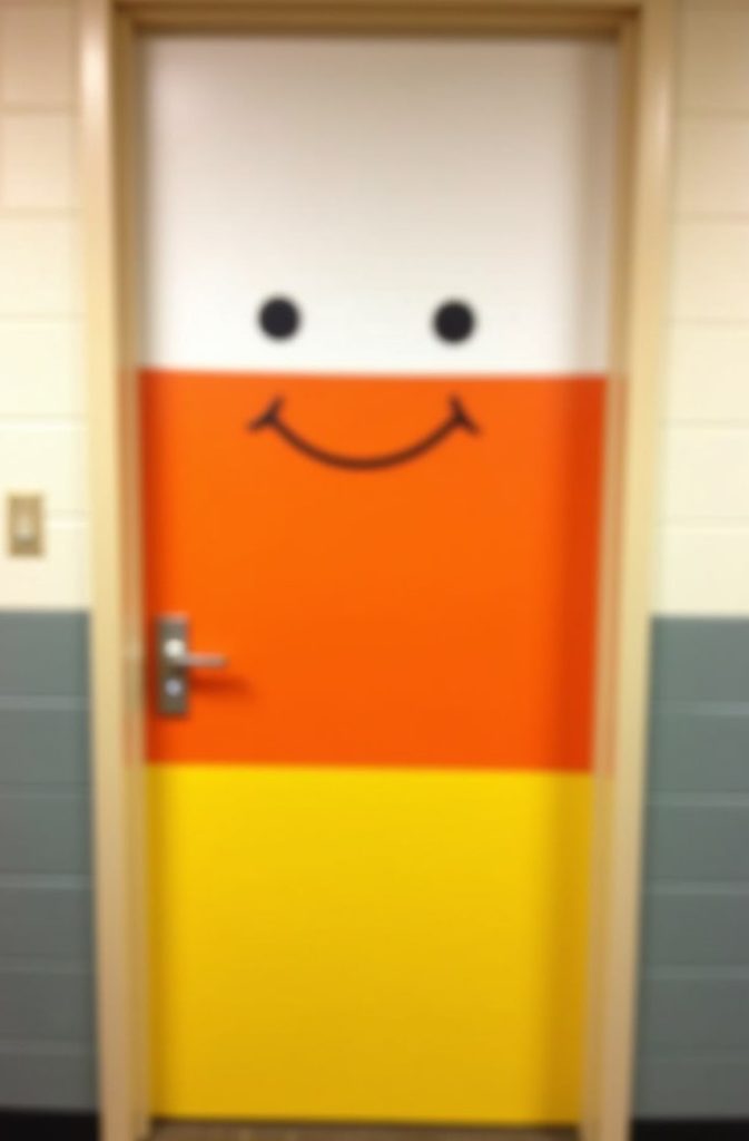 Candy Corn Door