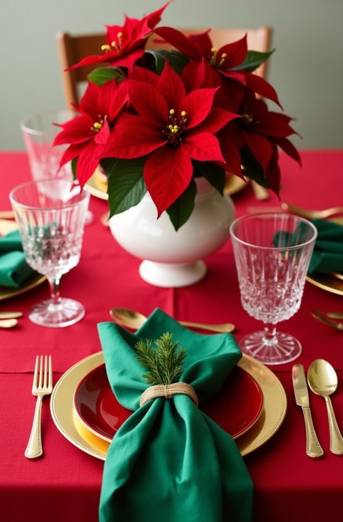 Classic Red and Green Elegance
