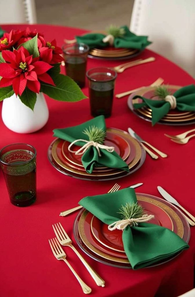  Classic Red and Green Elegance